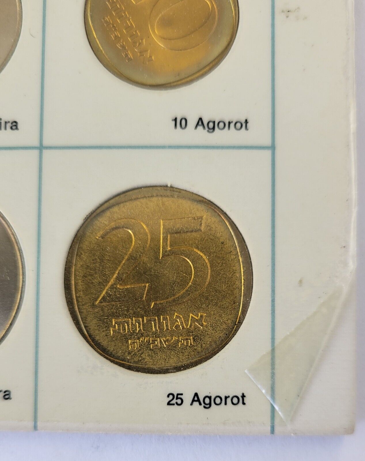 1965 Coins of Israel Proof-like Tel Aviv Mint  6 Coin Set  Agora Agorot  Lira