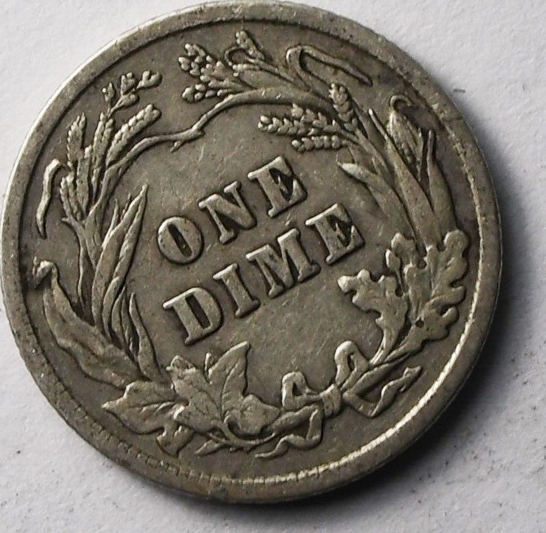 1905 10c Barber Silver Ten Cents Dime US Philadelphia