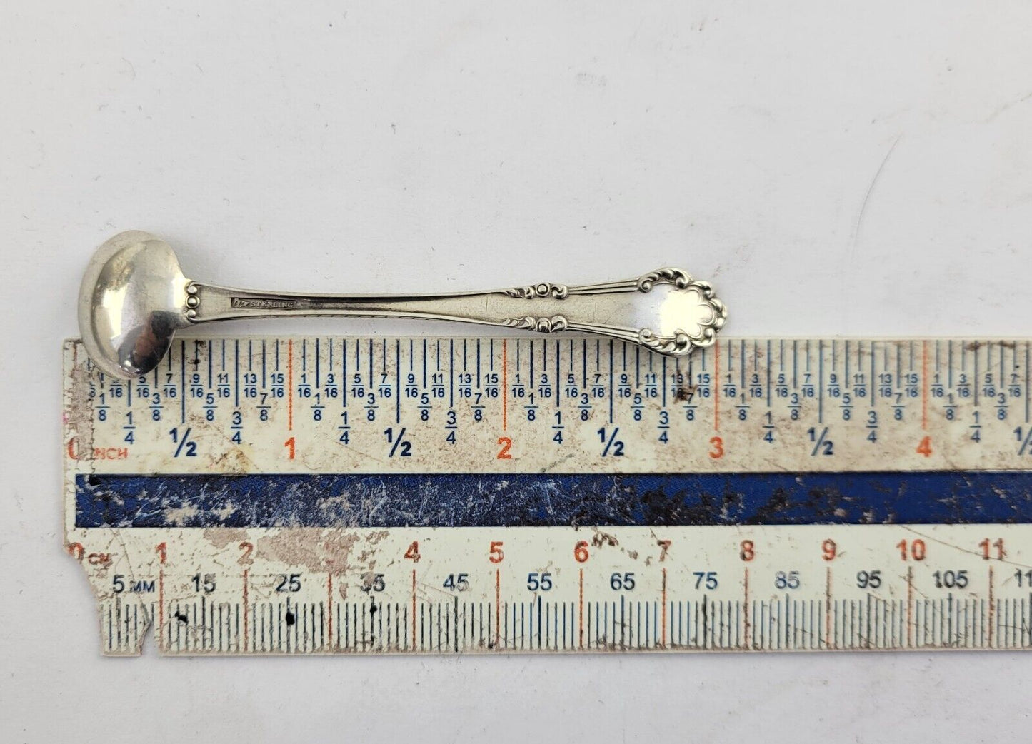 Olympia by Mechanics Watson Sterling Silver Master Salt Spoon 3 1/8"
