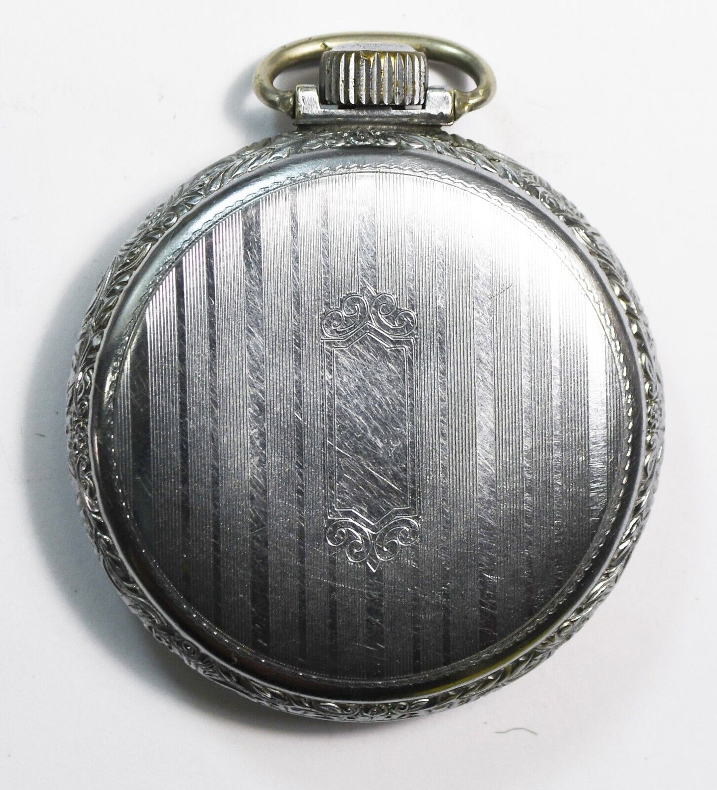 1912 Elgin 313 Size 16 Open Face Pocket Watch Spartan Case