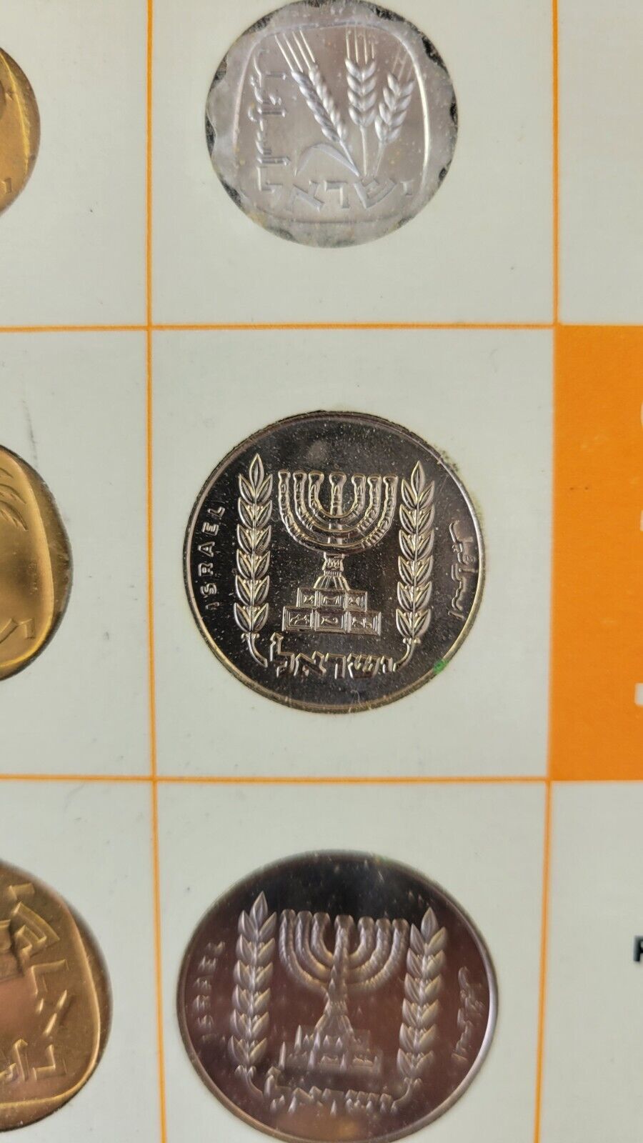 1966 Israel Proof-Like Issues Tel Aviv Mint 6 Coins Set Collection