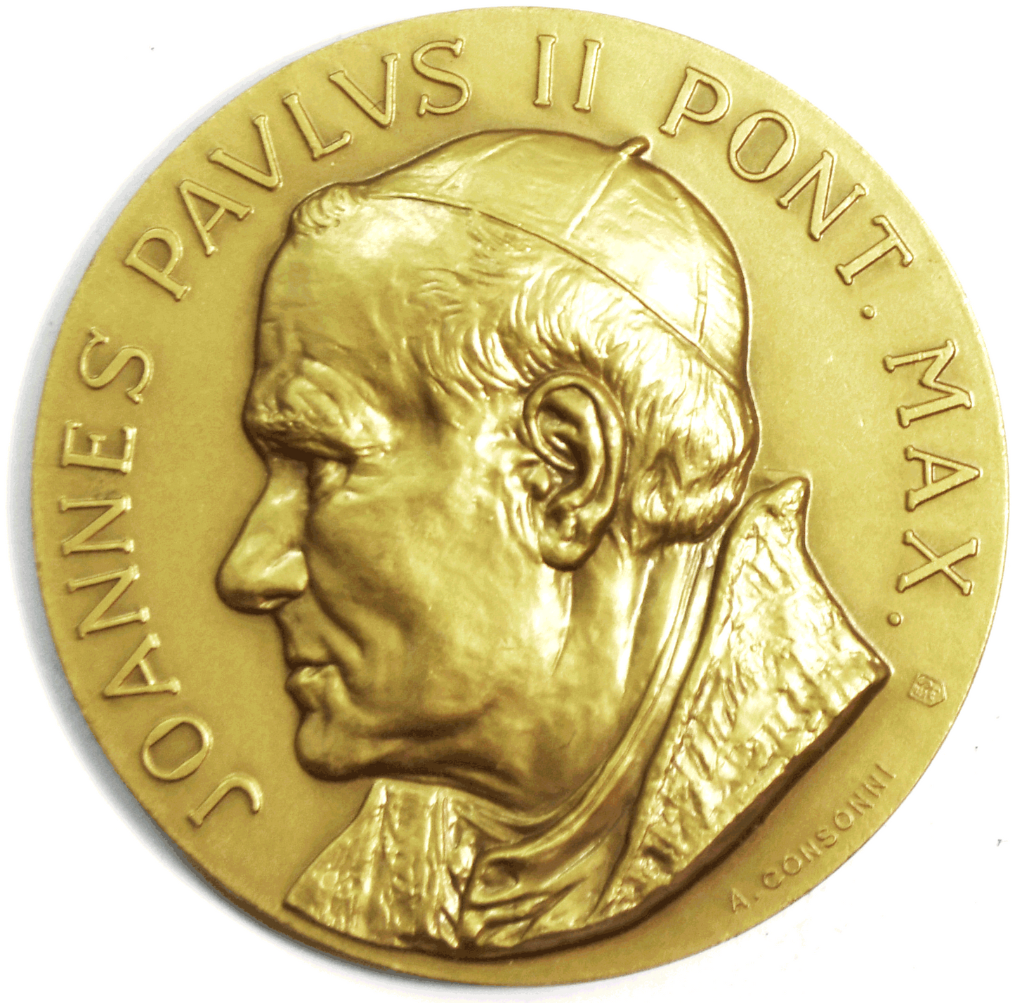 Pope John Paul II A Consonni 60mm Medal Joannes Paulus