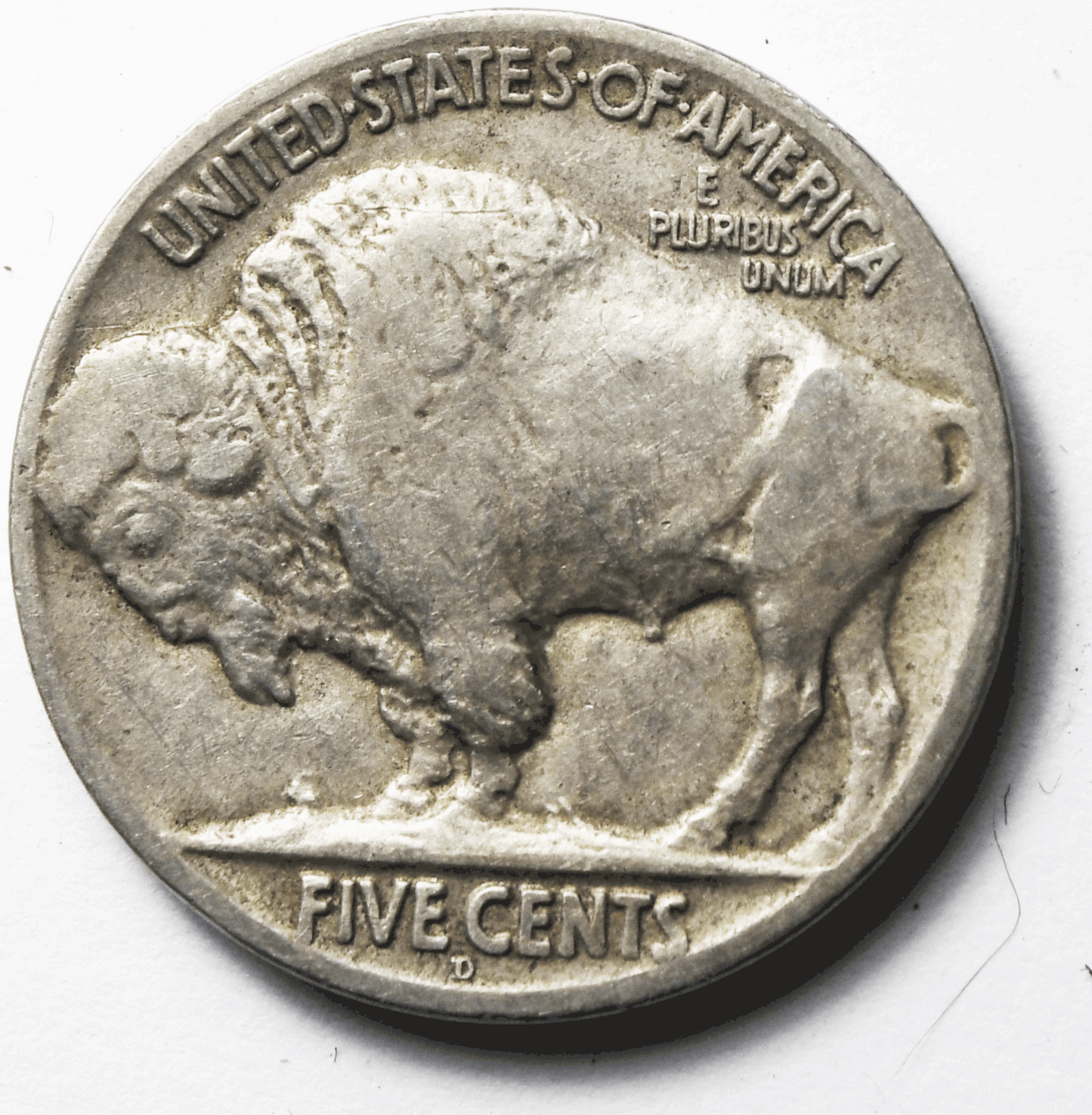 1924 D 5c Buffalo Nickel Five Cents Denver
