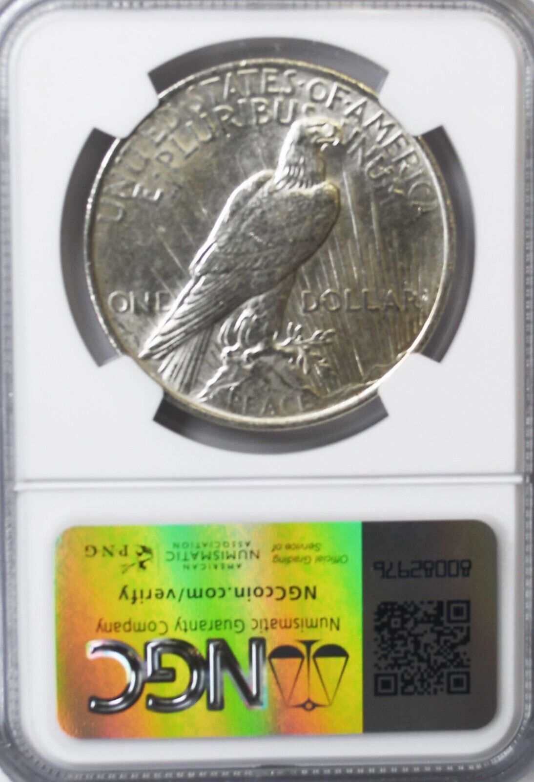 1922 $1 Peace Silver One Dollar US NGC MS61 Philadelphia