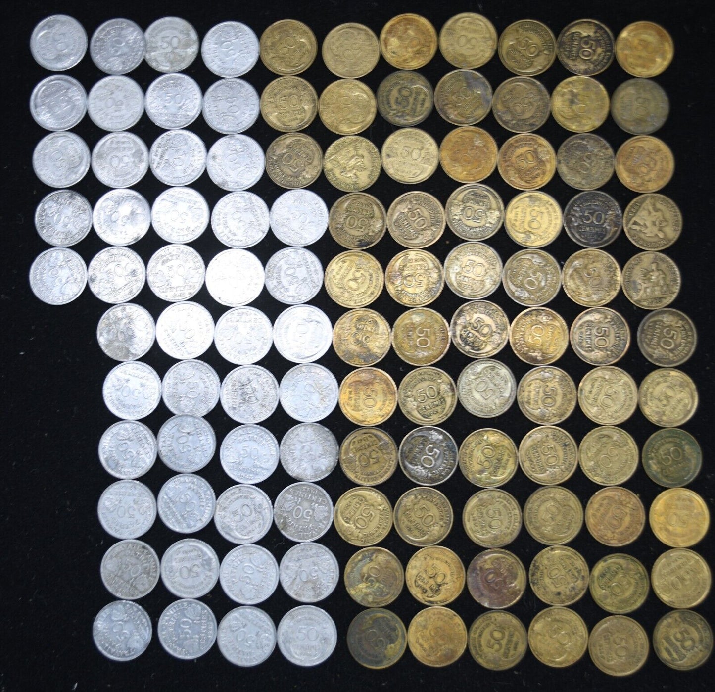 115pc France 50 Fifty Centimes 1923-1945