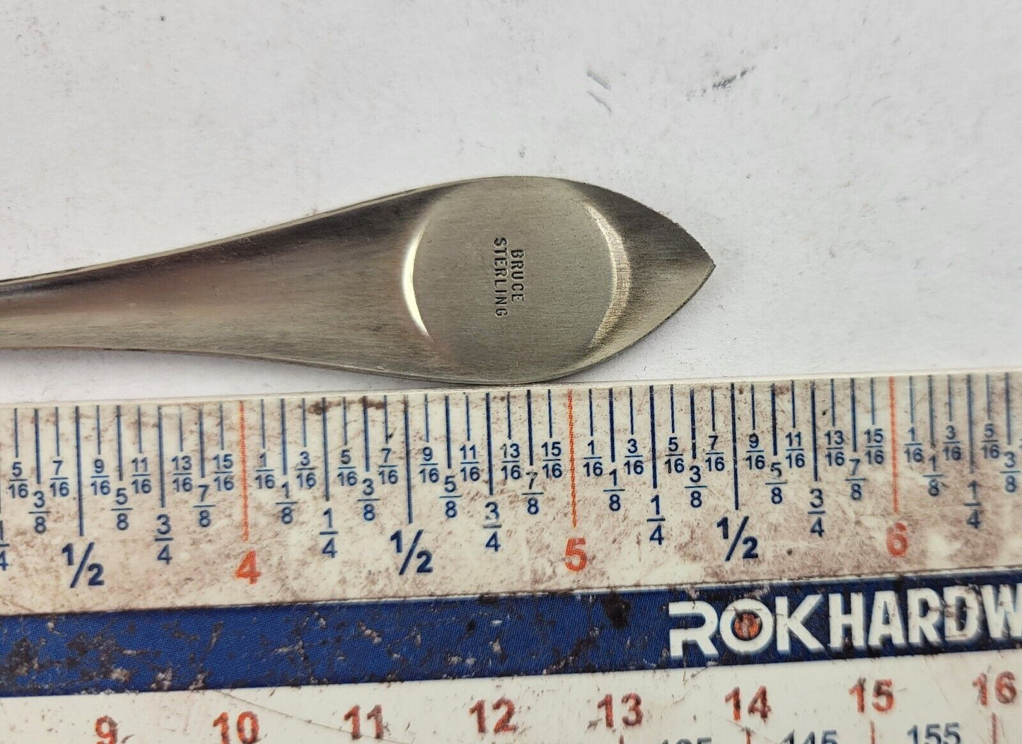 Mark Twain Boyhood Home Hannibal MO 5 1/2" Sterling Souvenir Spoon .49oz.