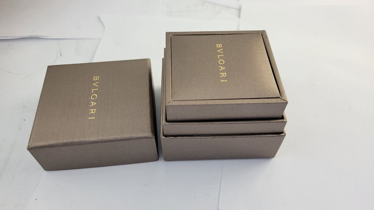 BVLGARI Ring Serpenti Viper US7-7.75 L Engraved 18K 750 Yellow Gold Band