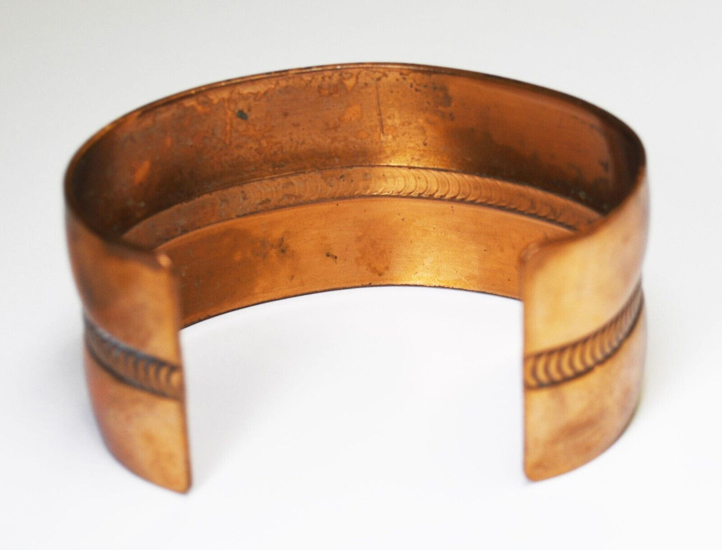 Copper Bell Trading Cuff Bracelet 32mm 6-3/4" Wrist