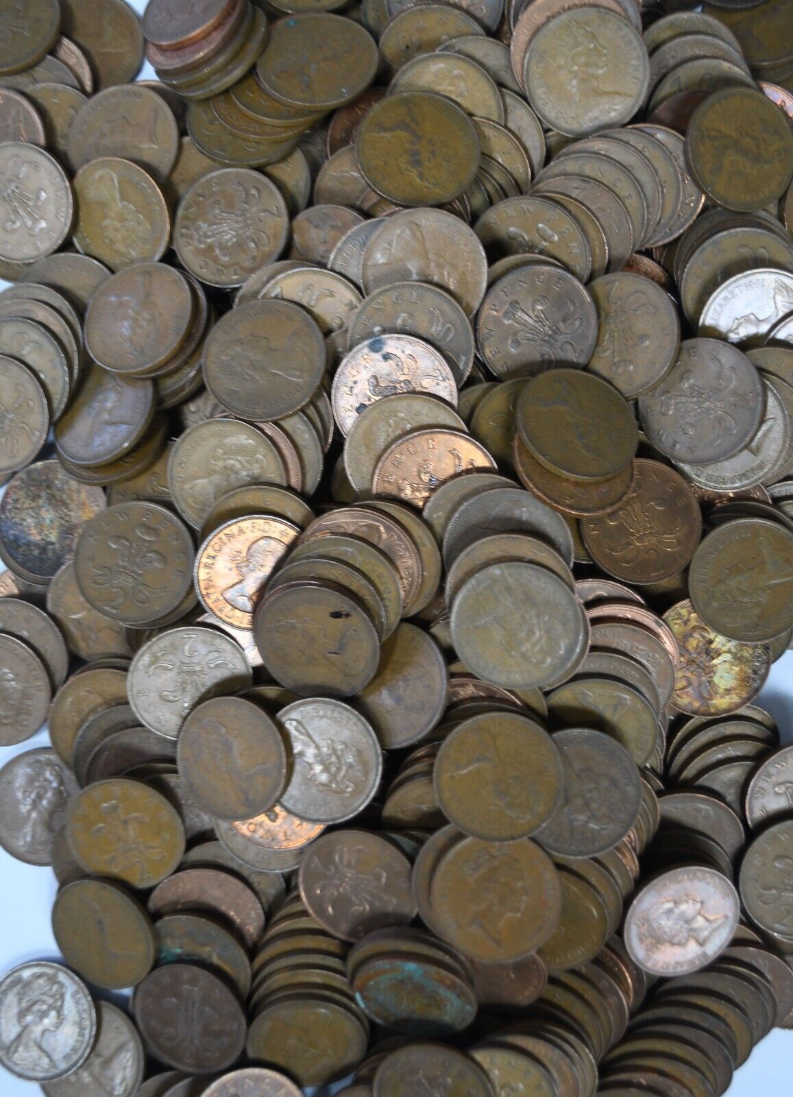 510pc Great Britain New Two & 2 Pence Coins Lot 1971-2005