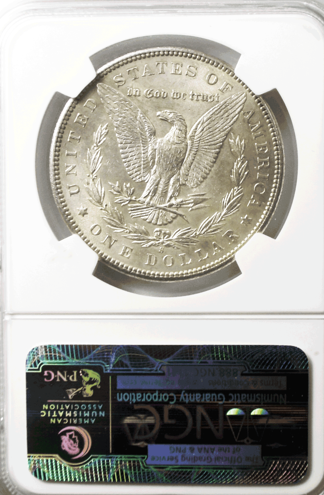 1899 S $1 Morgan Silver Dollar MS62 NGC Uncirculated San Francisco