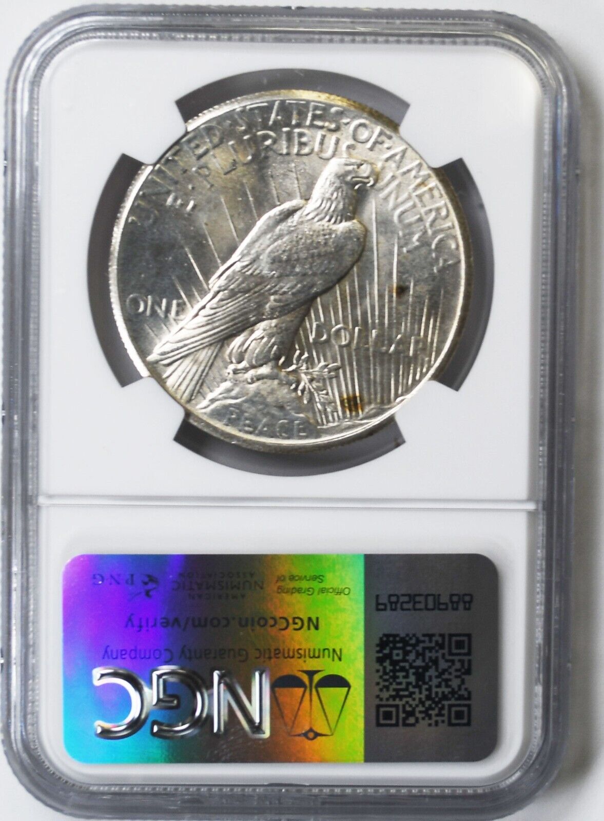 1927 $1 Peace Silver One Dollar US NGC MS62 Philadelphia