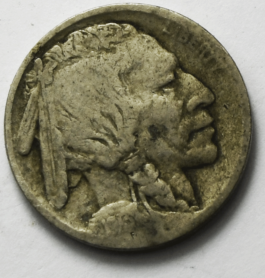 1925 D 5c Buffalo Nickel Five Cents Denver