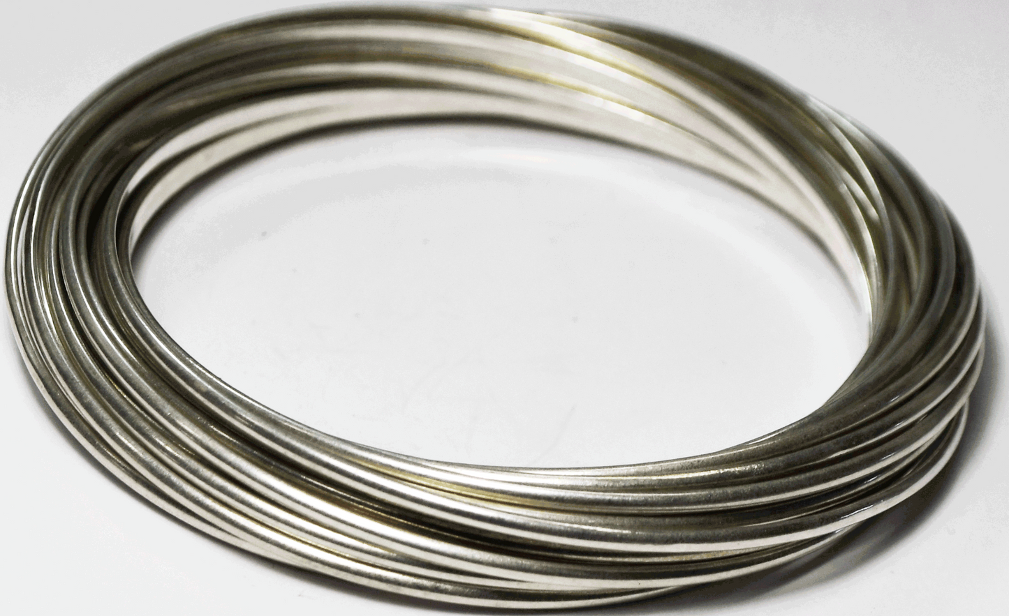 Sterling Silver Silpada 21 Salute Bangle Medium Bracelet B0640