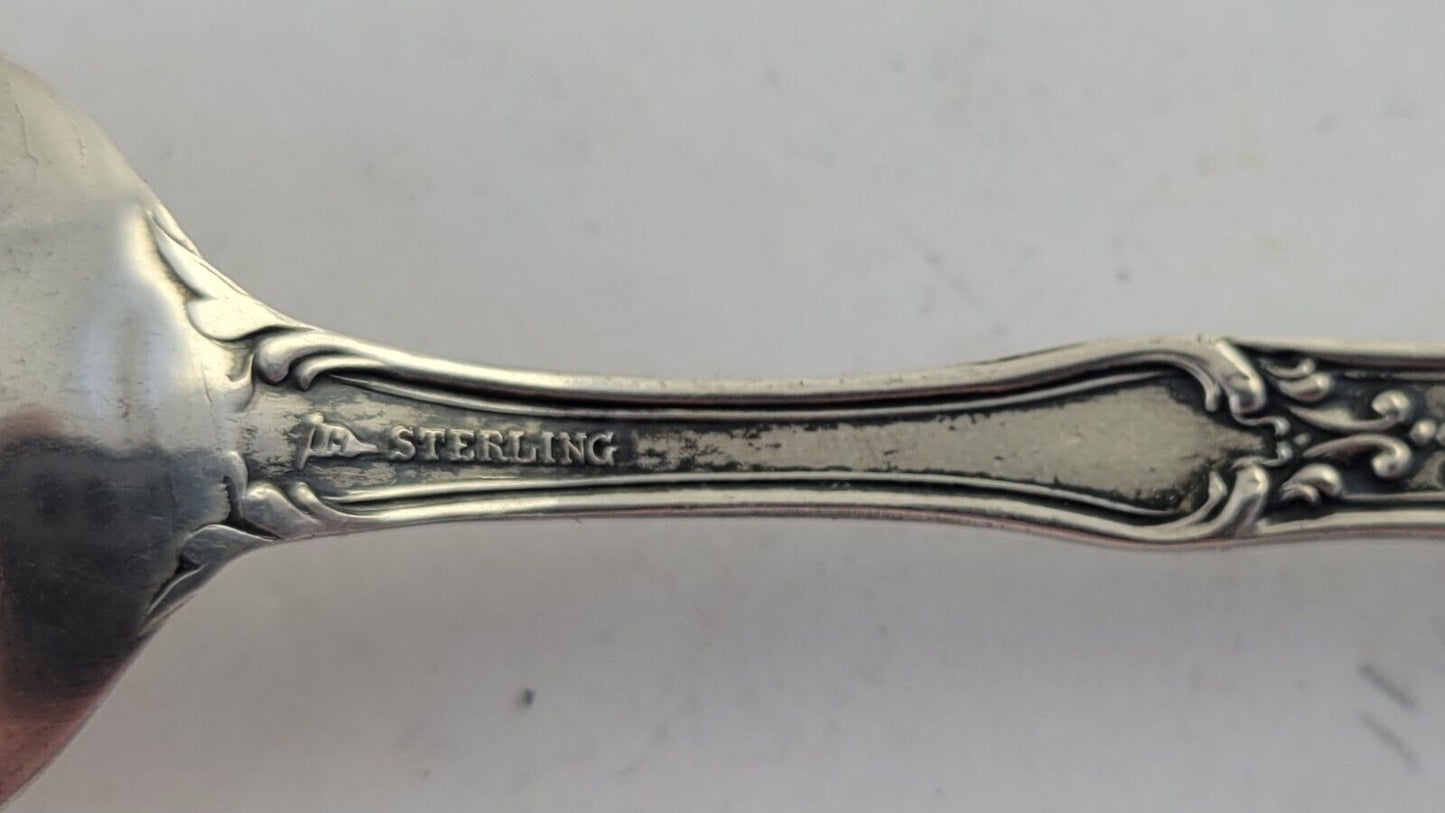 Masonic Temple Fort Dearborn 5 1/2" Sterling Souvenir Spoon .67oz Chicago