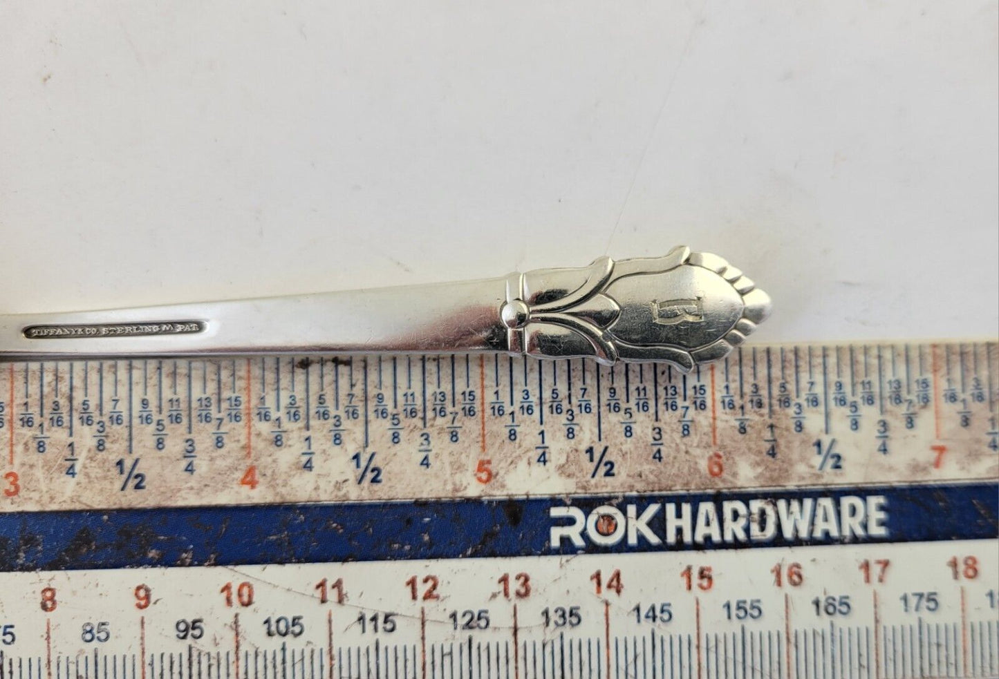 1947 Palmette by Tiffany & Co. Sterling 6 1/4" Flat Butter Spreader 1oz. Mono