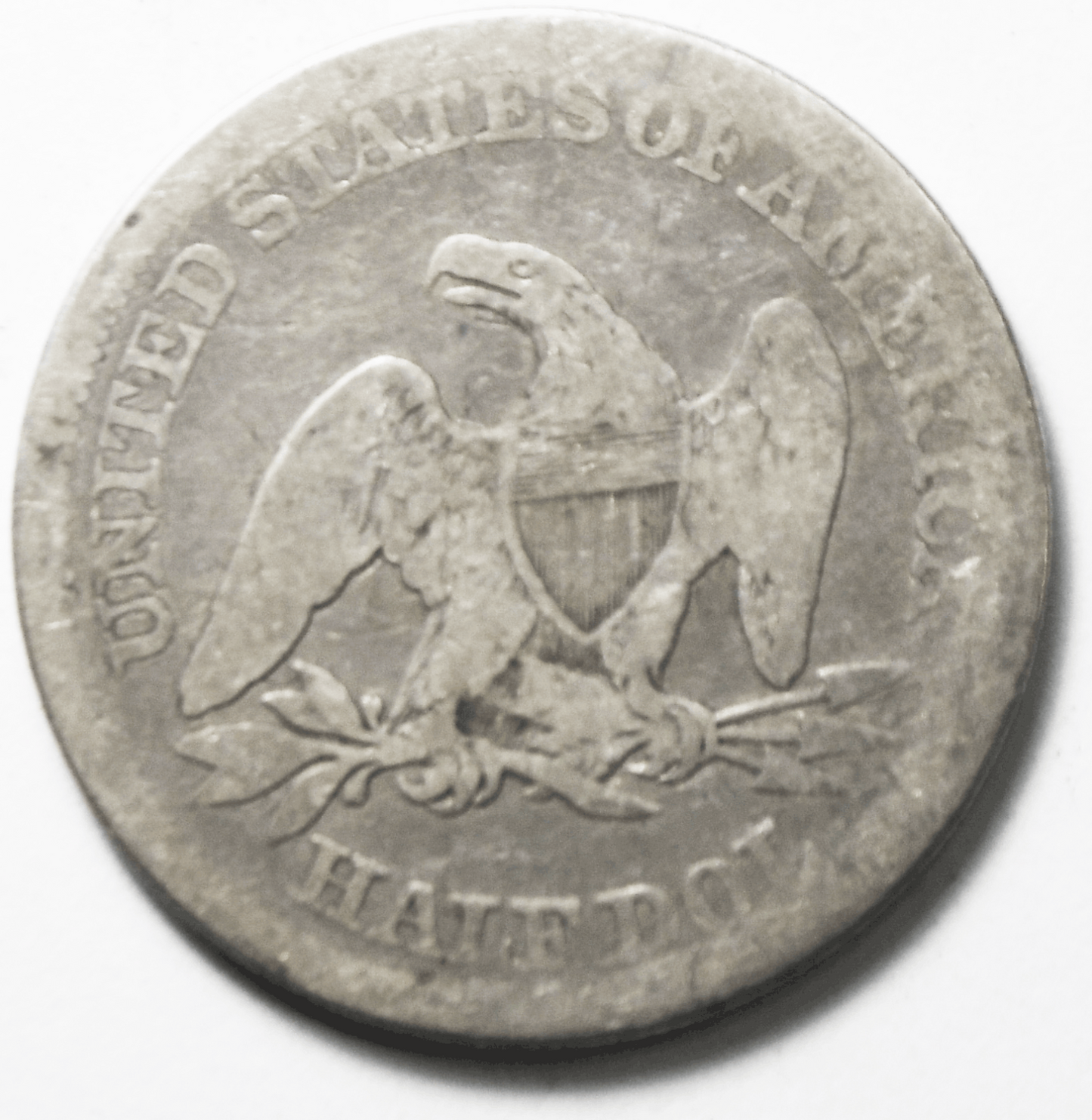 1859 50c Seated Liberty Silver Half Dollar Fifty Cents Philadelphia