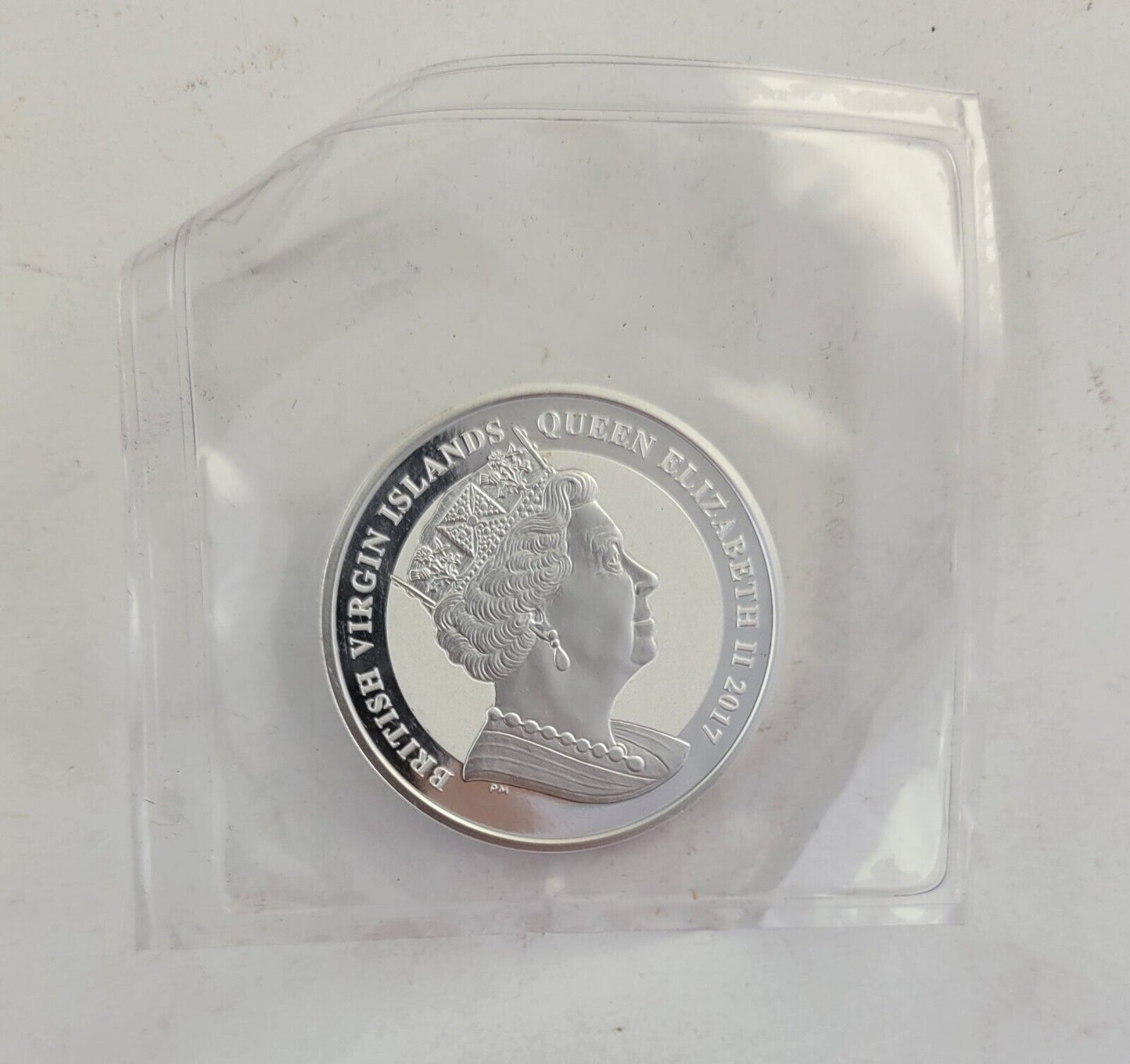 2017 John F Kennedy British Virgin Islands 1oz. .999 Fine Silver Commemorative