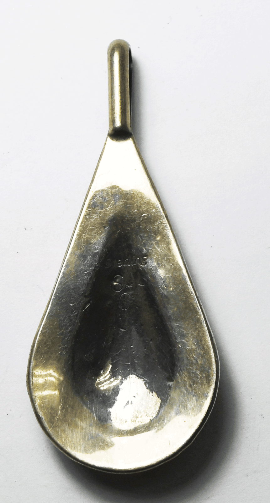 Sterling Silver SC Pink MOP Teardrop Floral Pendant 52mm x 23mm