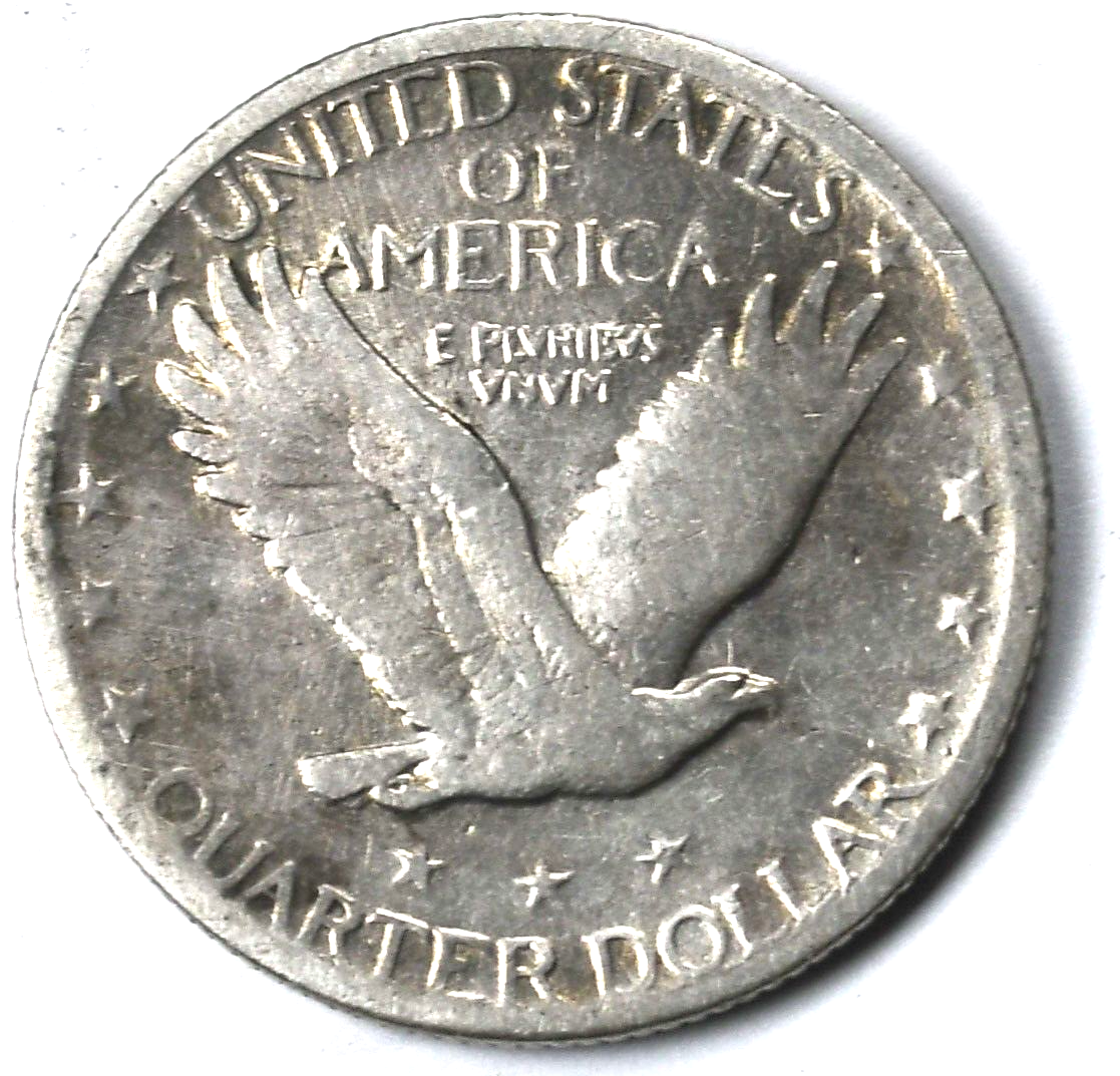 1920 25c Standing Liberty Silver Quarter San Francisco