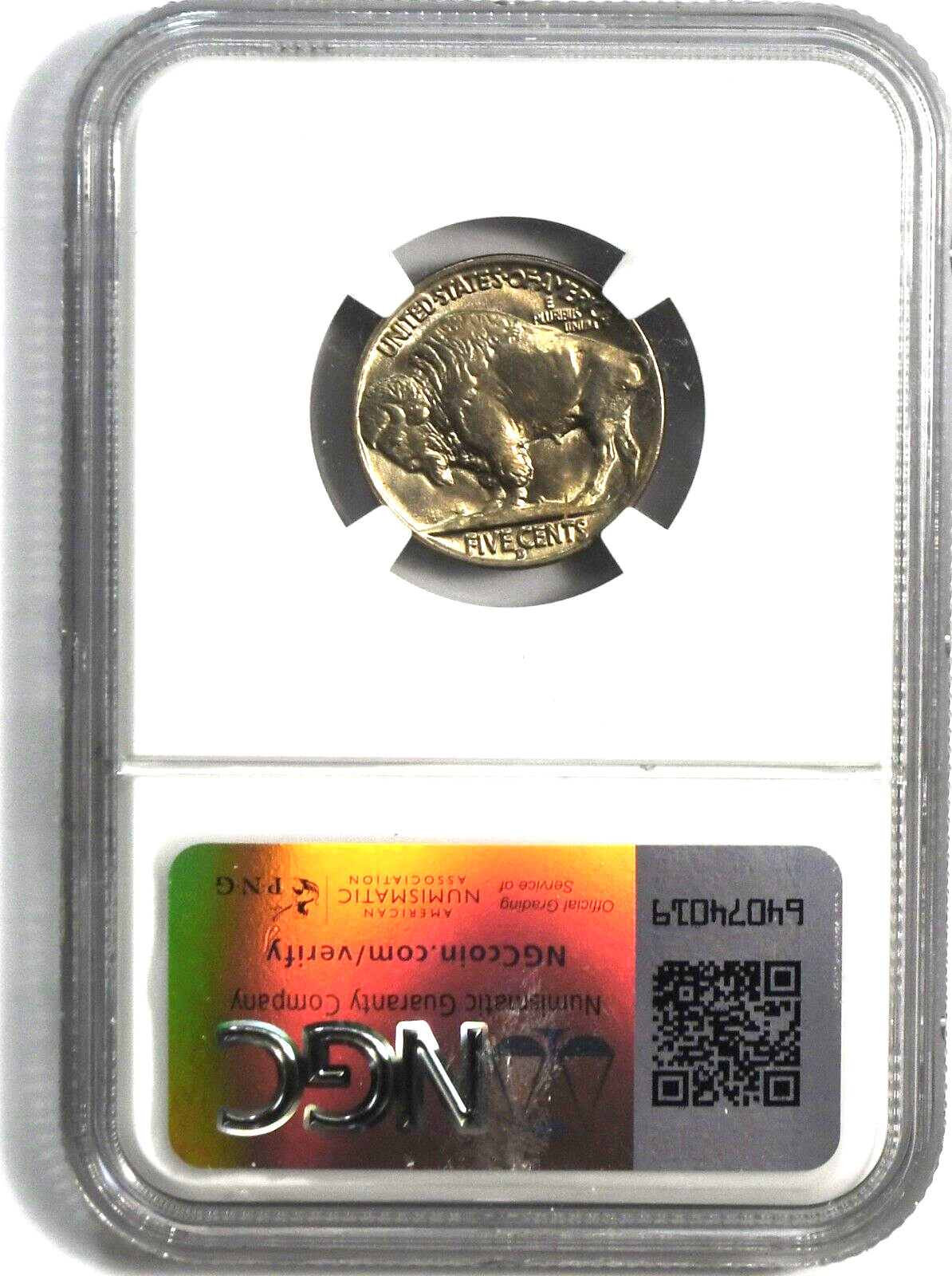 1938 D 5c Buffalo Nickel Rare Five Cents Denver NGC MS64