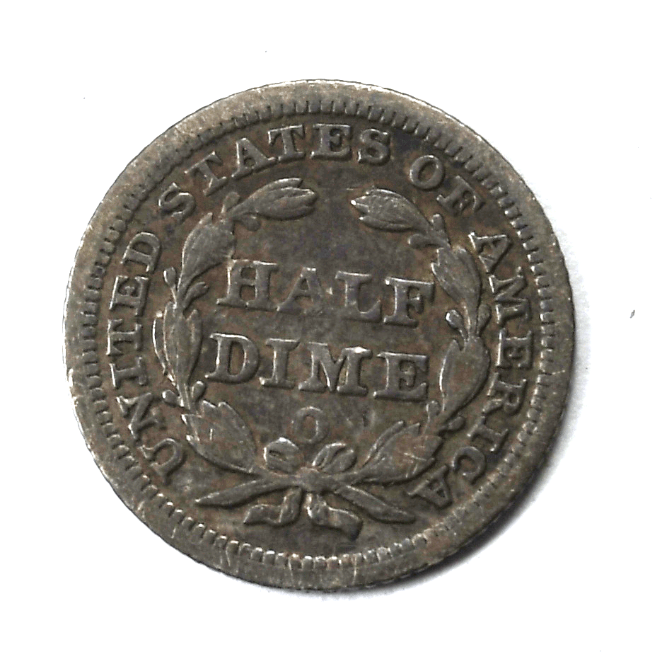 1841 H10c Seated Liberty Silver Half Dime Philadelphia Rare 5c