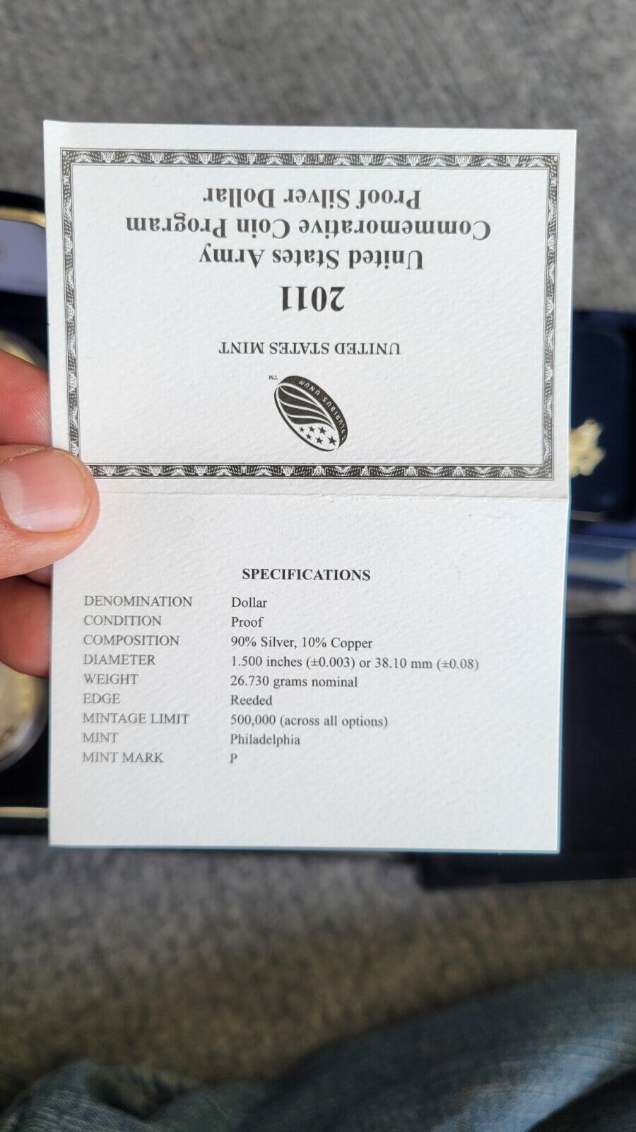 US Mint 2008, 09, 11, 14 Commemorative Silver $1 Eagle, Army, Lincoln, Baseball
