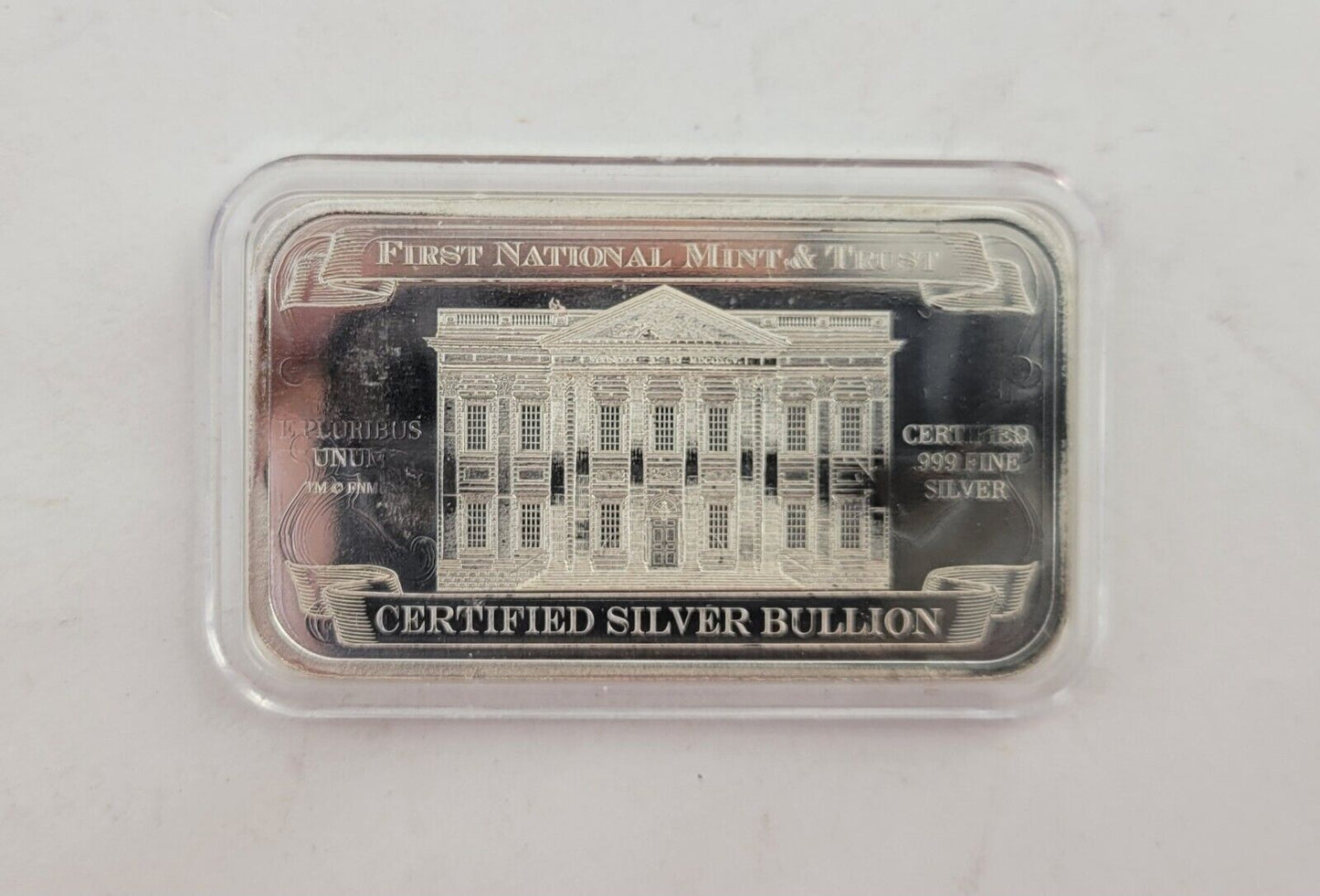 First National Mint & Trust Williams 1/2oz. .999 Fine Silver Bar Family Honor
