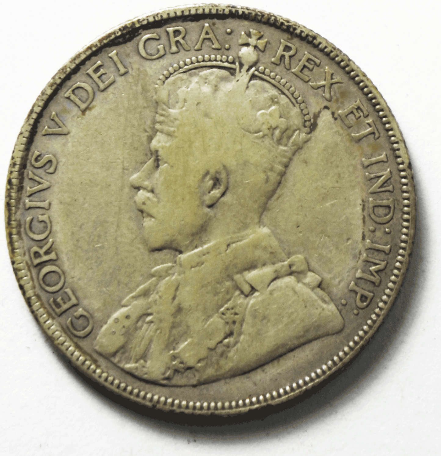 1931 50c Fifty Cents Silver Coin Canada Half Dollar KM# 25a Only 57,581 Minted