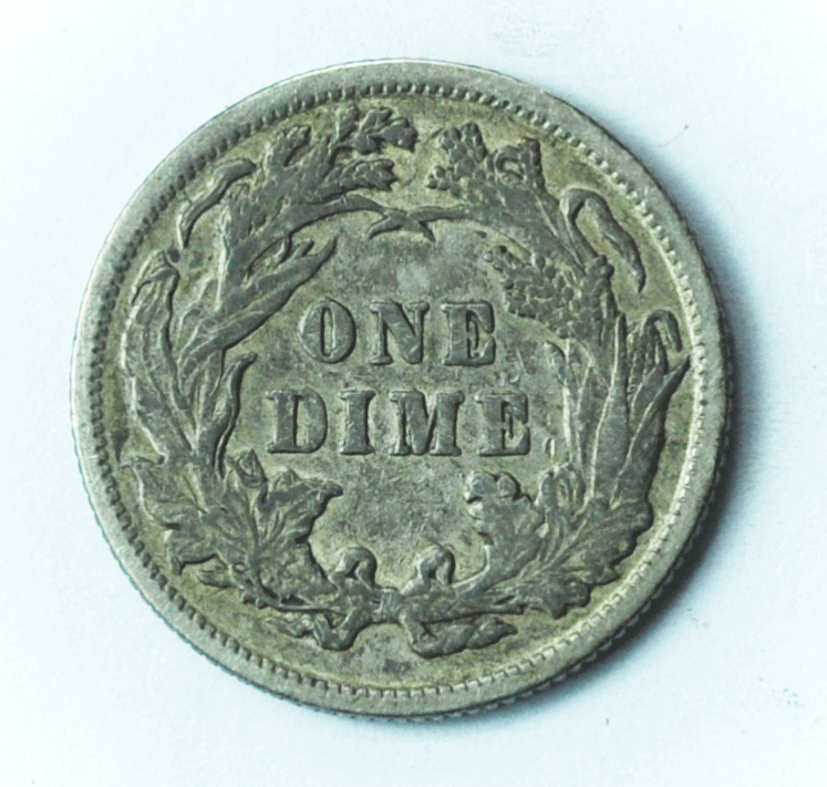 1888 10c Seated Silver Dime Ten Cents Philadelphia