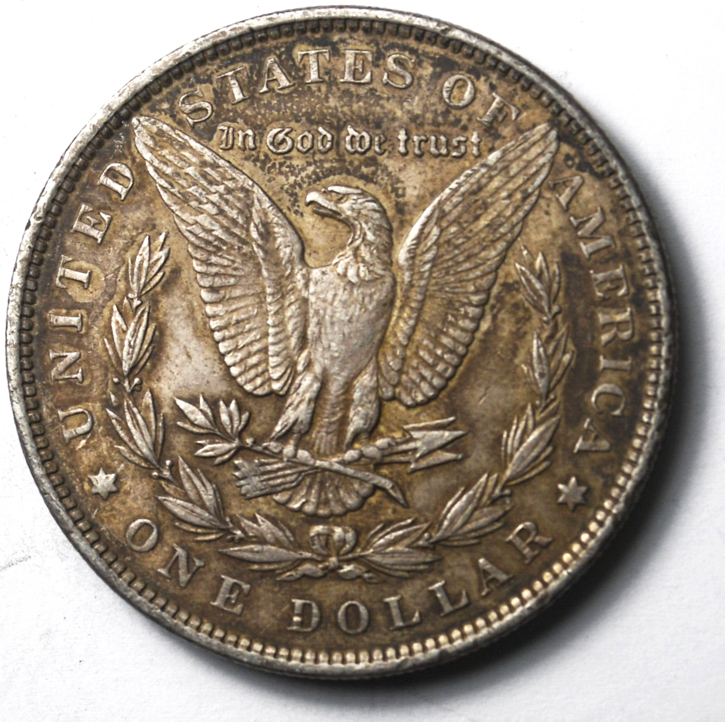 1889 $1 Morgan Silver One Dollar US Coin Philadelphia AU VAM 20