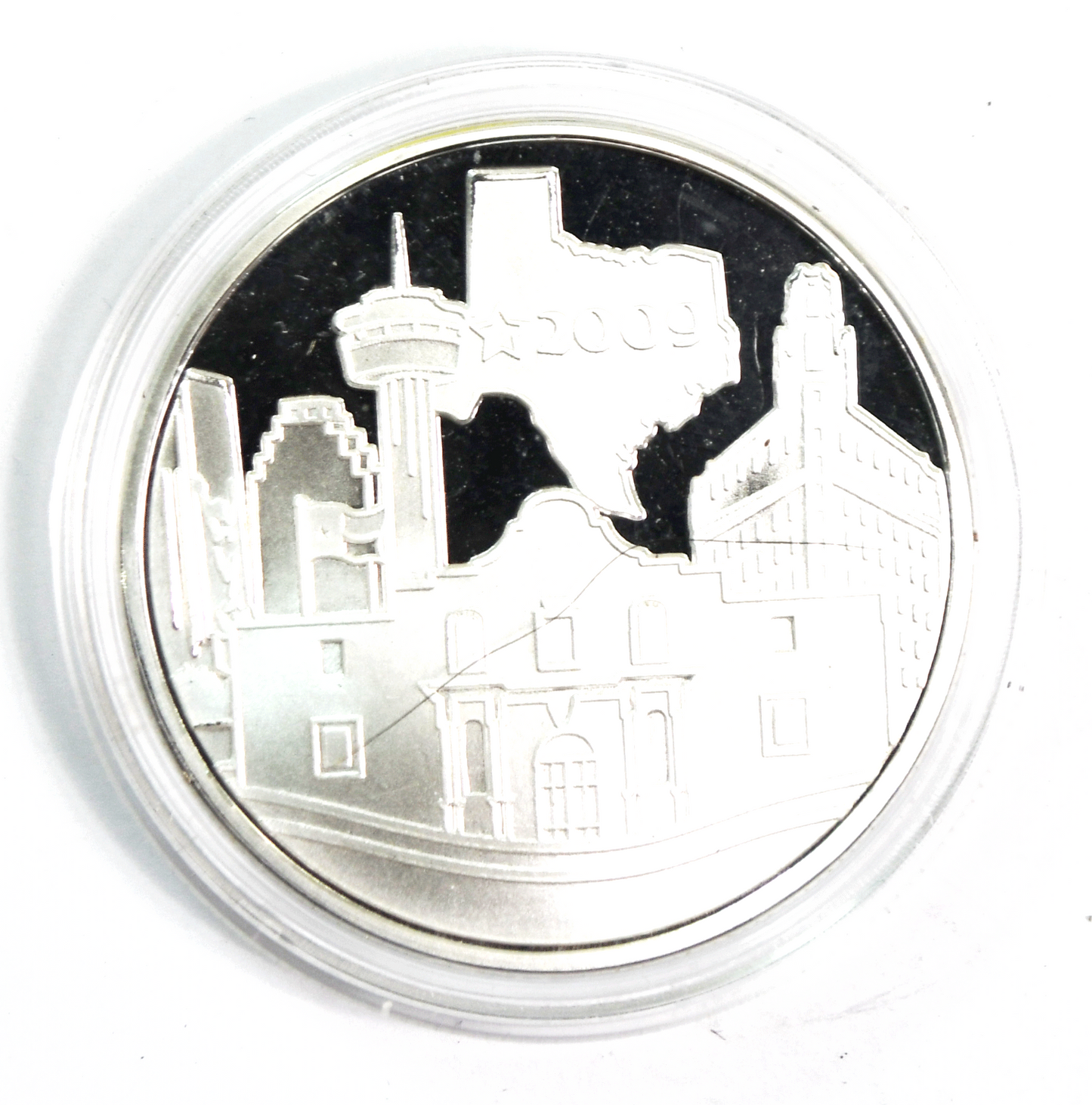 2009 Alamo Proof March 6 1836 Commemorative Medal 39mm