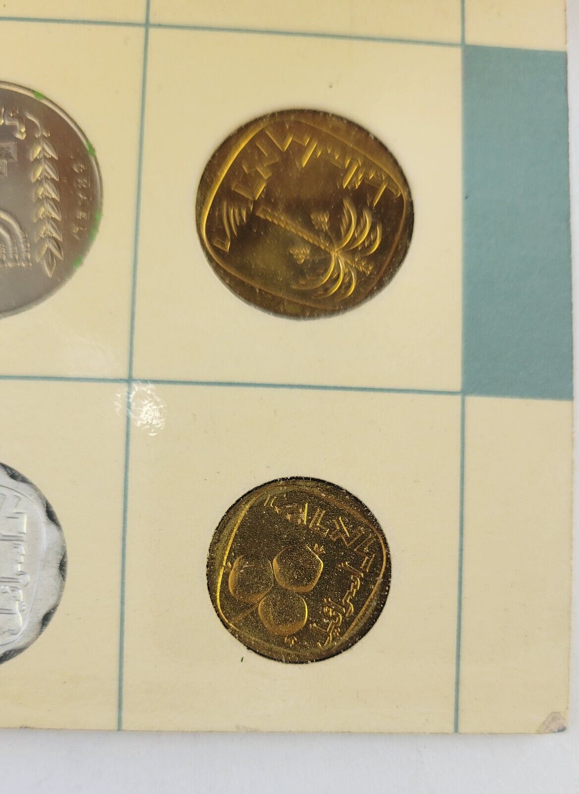 1965 Coins of Israel Proof-like Tel Aviv Mint  6 Coin Set  Agora Agorot  Lira