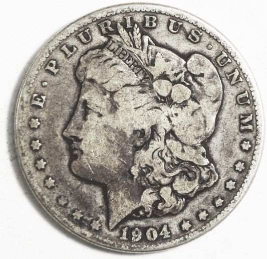 1904 S $1 Morgan Silver One Dollar US Coin San Francisco