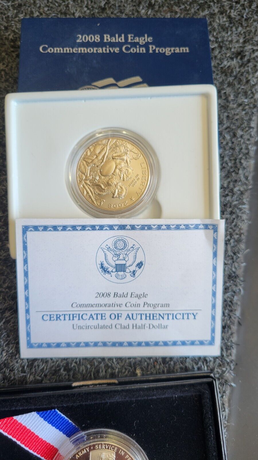 US Mint 1986, 03, 91, 82, 08, 99, 11, Commemorative Coin Set Army, Ellis, Susan