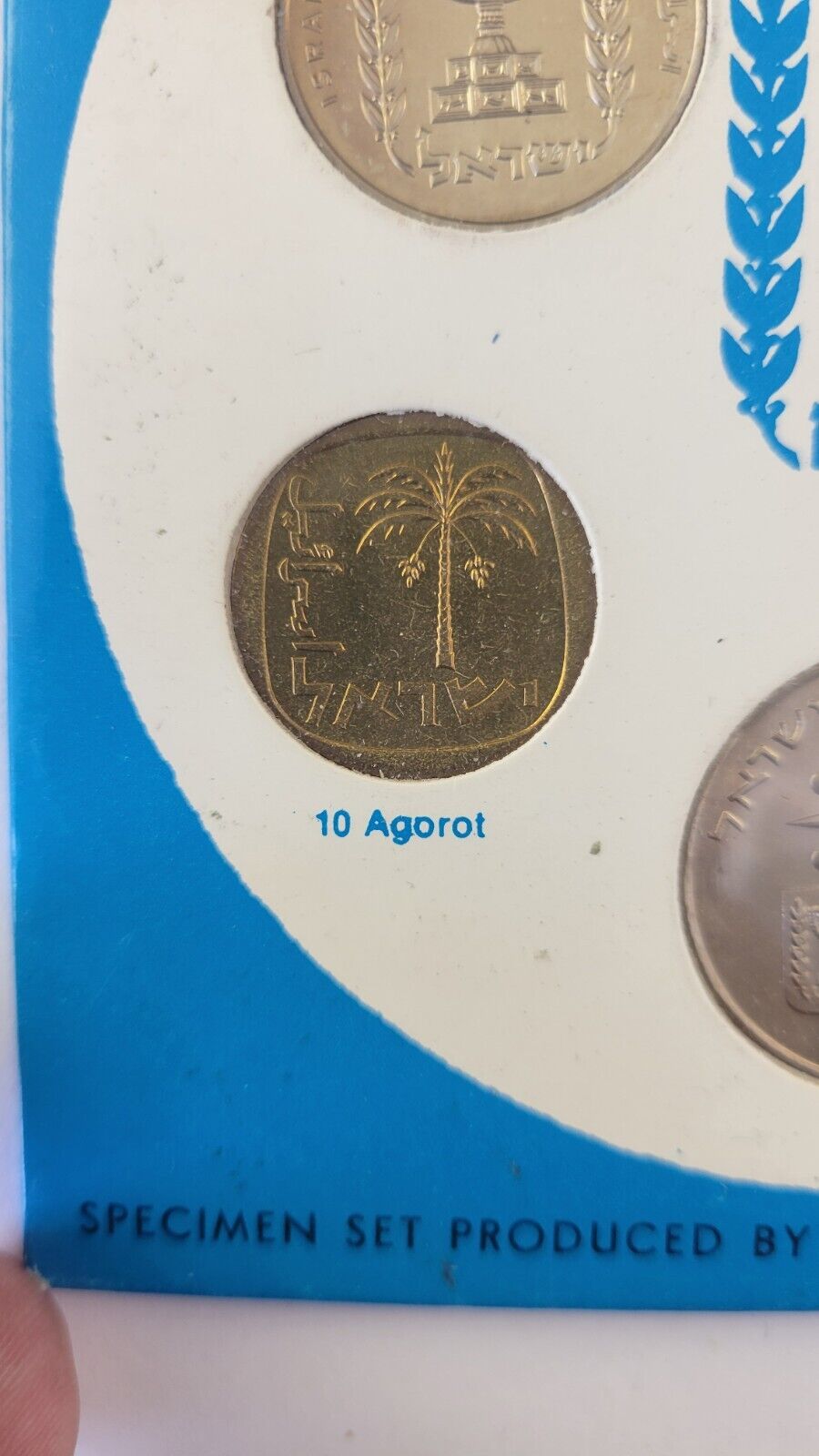 1968 Coins of Israel 20th Anniversary Jerusalem Mint Set 6 Uncirculated