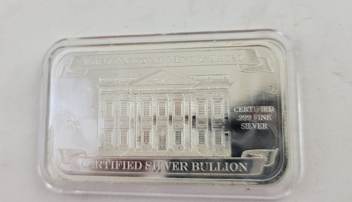 First National Mint & Trust Williams 1/2oz. .999 Fine Silver Bar Family Honor