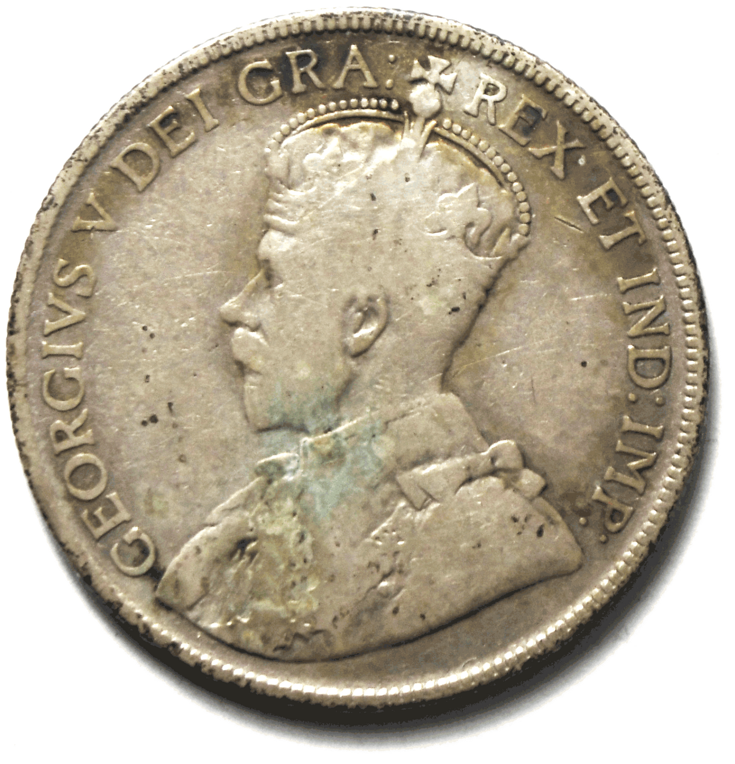 1929 50c Fifty Cents Silver Coin Canada Half Dollar KM# 25a