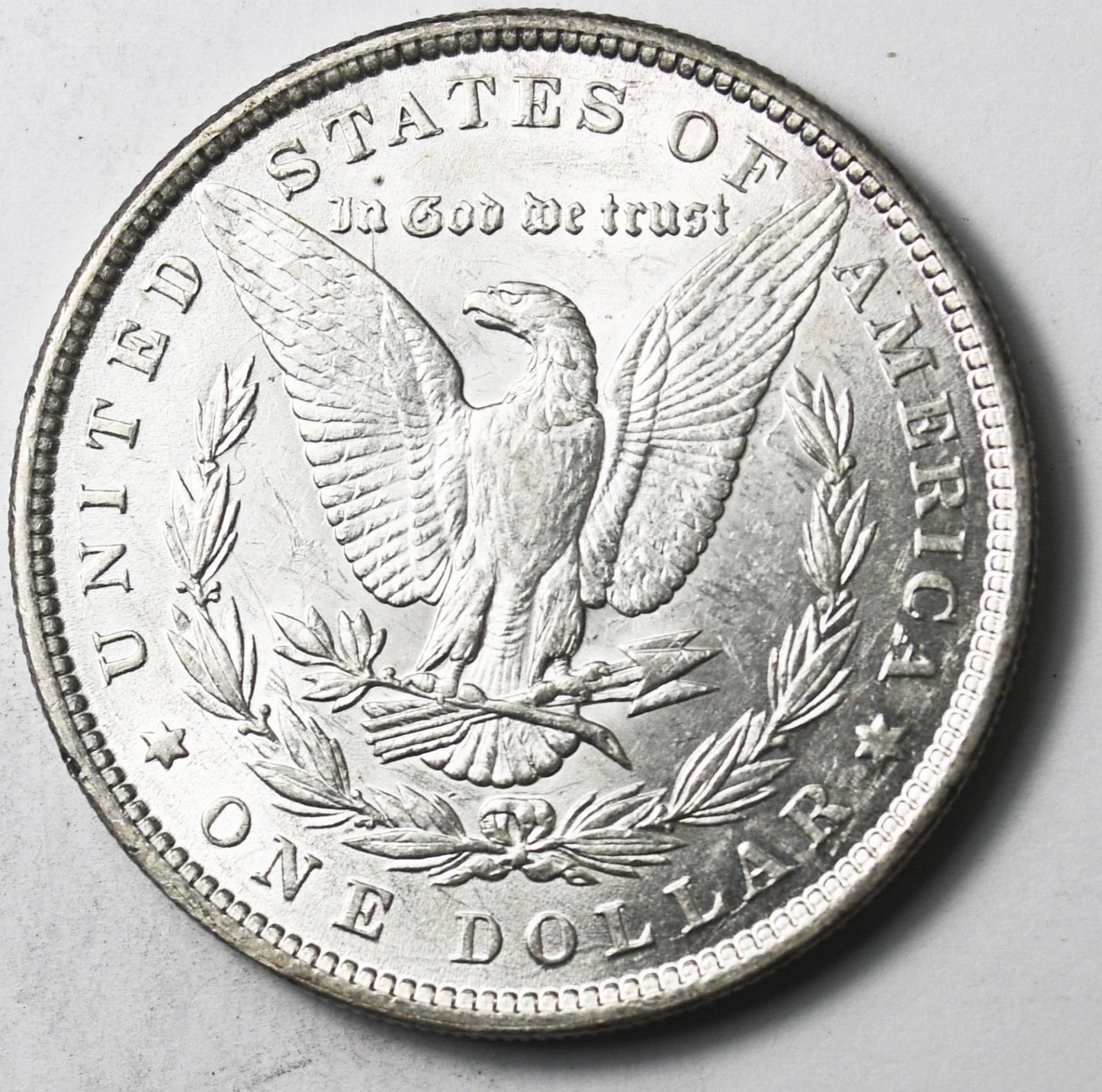 1884 $1 Morgan Silver One Dollar Philadelphia AU