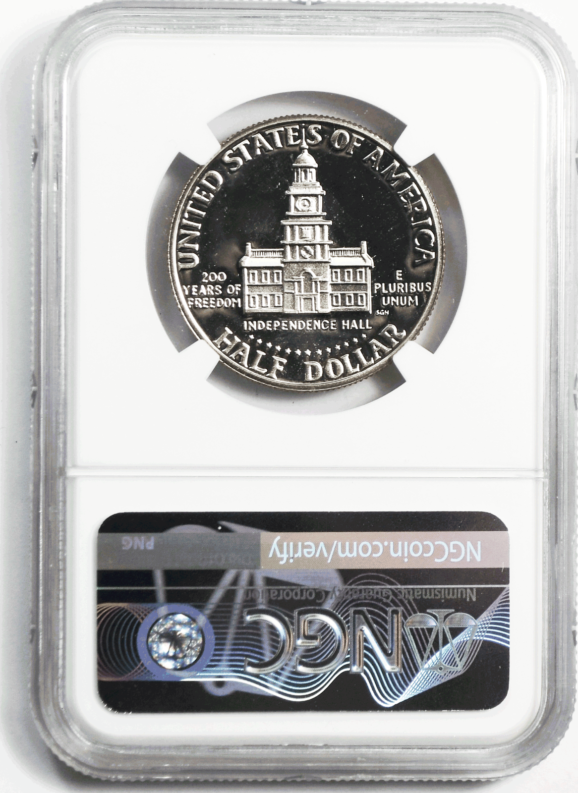 1976 S 50c Kennedy Half Dollar NGC PF68 Cameo Proof Bicentennial 1776