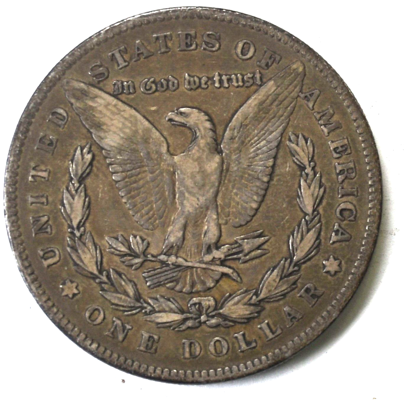 1878 $1 Morgan Silver One Dollar Philadelphia 78 Reverse VAM 146 Top 30