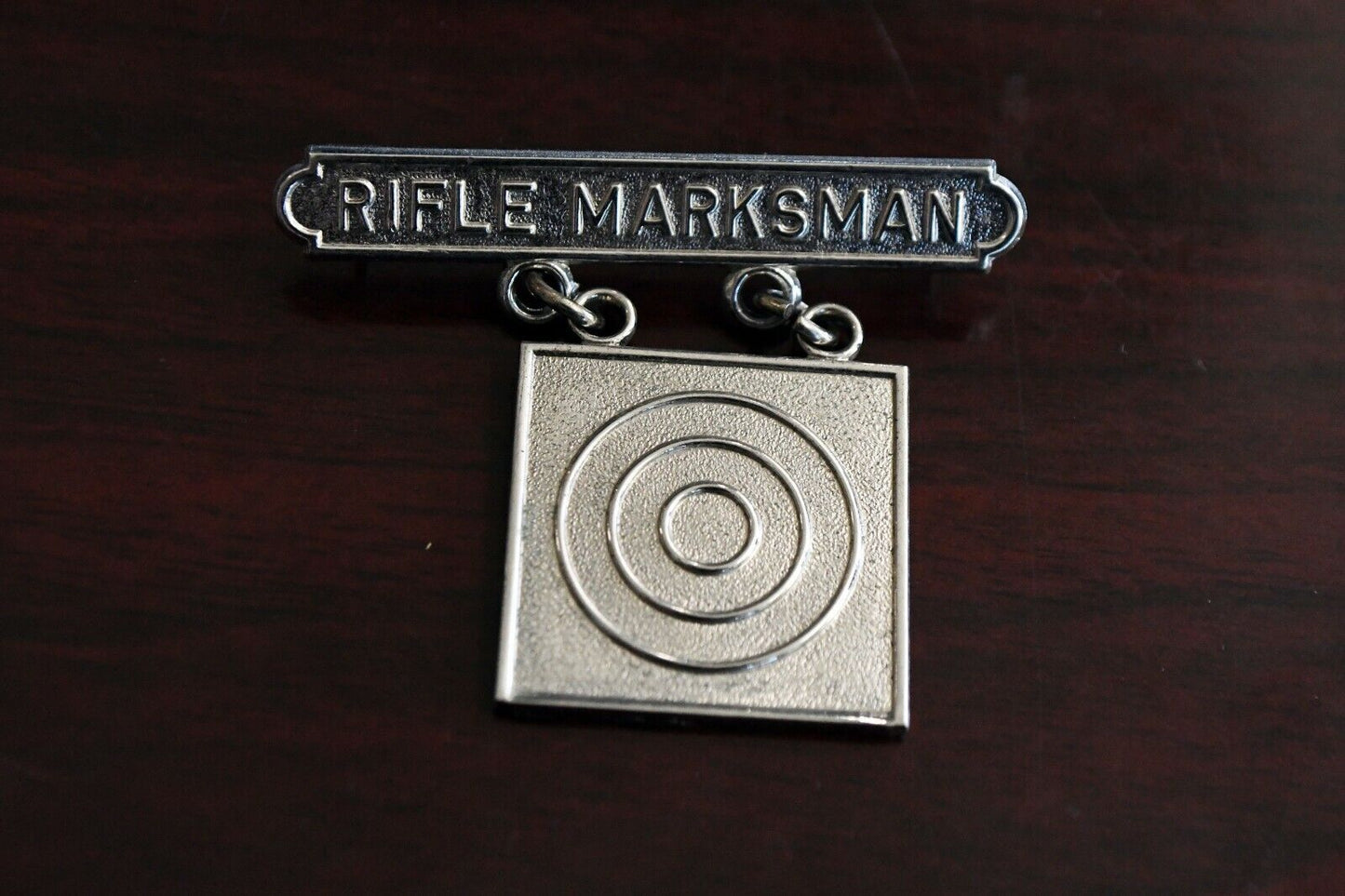 Vietnam Era USMC Rifle Marksman Sterling Silver Krew Marines