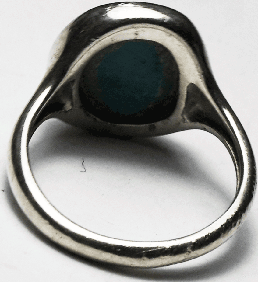Sterling Silver R3052 Silpada Cabana Faceted Turquoise Ring 16mm Size 7