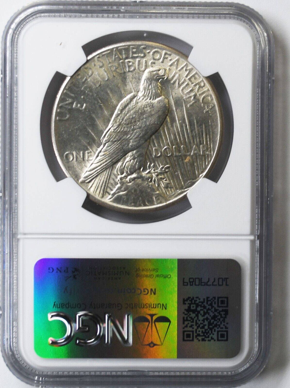 1926 $1 Peace Silver One Dollar US NGC MS62 Philadelphia