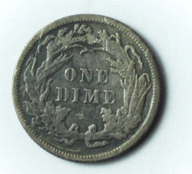 1888 10c Seated Liberty Silver Dime Ten Cents Philadelphia