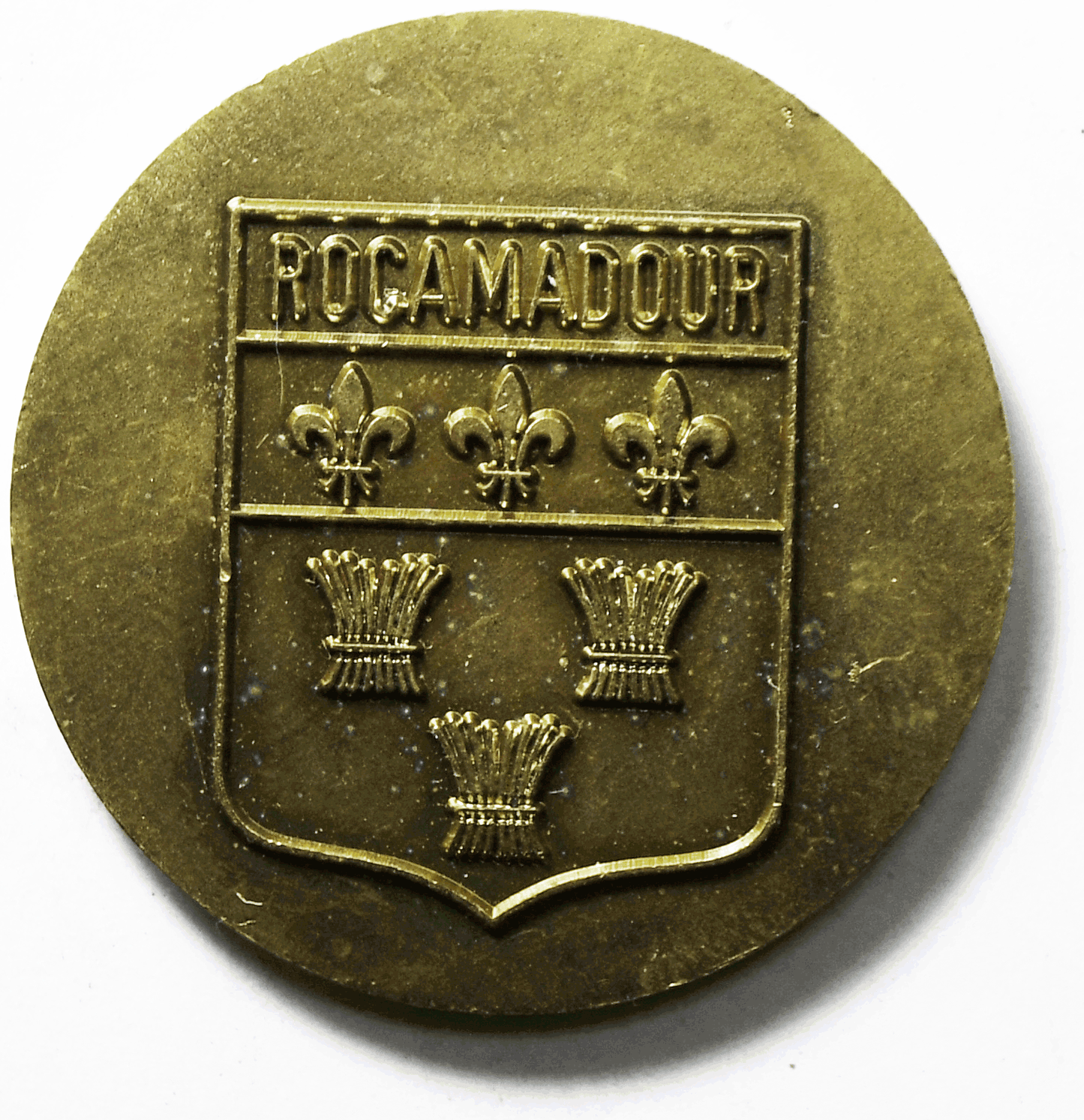 Rocamadour France Souvenir Medal 35mm Tourist Souvenir Token
