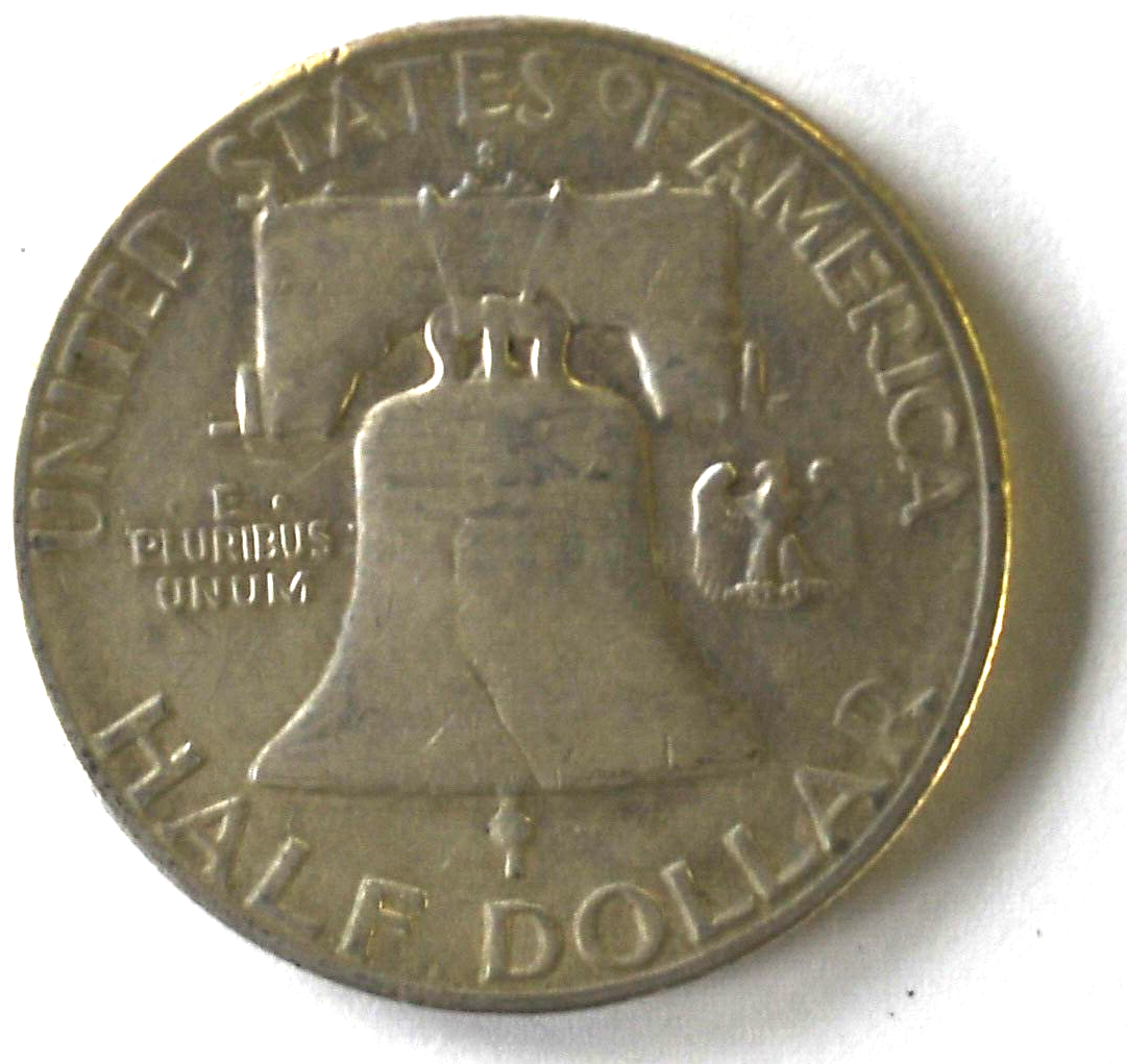 1949 S 50c Franklin Silver Half Dollar Fifty Cents San Francisco