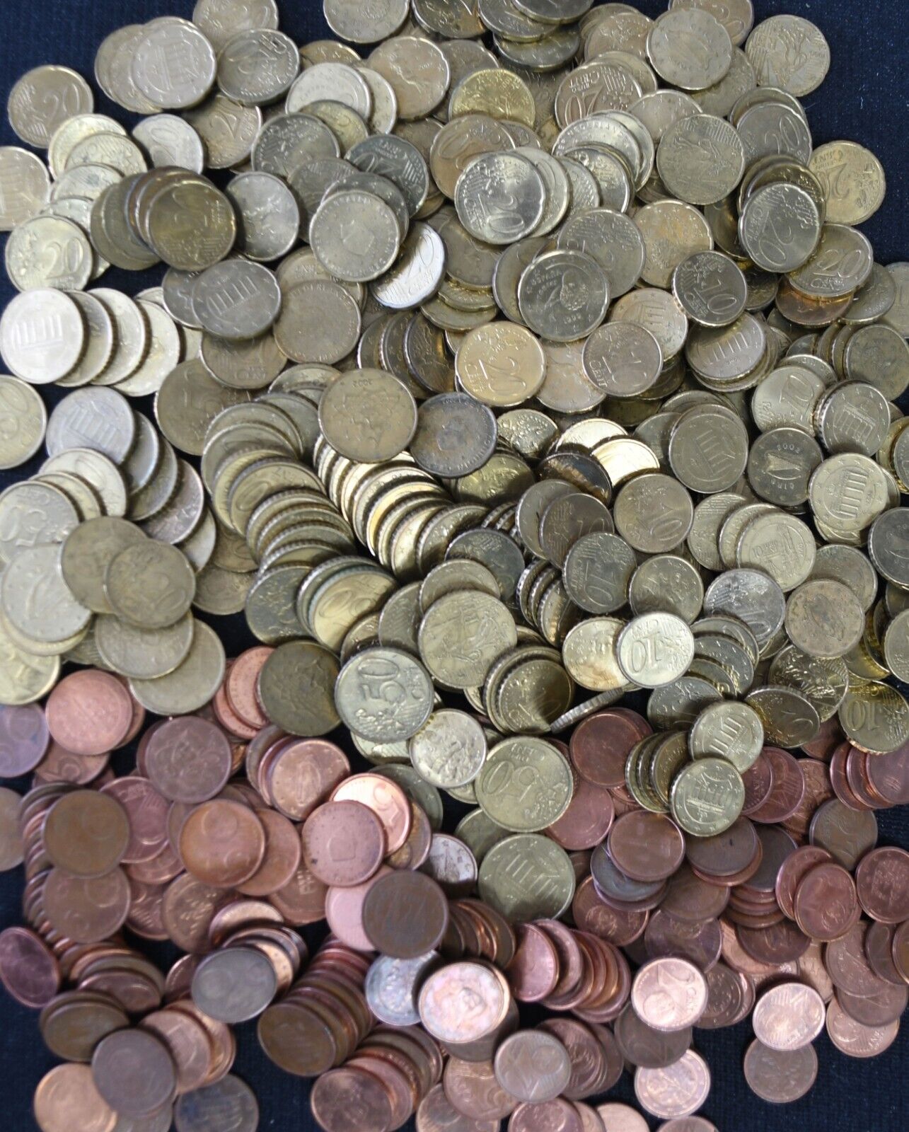 586pc 1c 2c 5c 10c 20c 50c Cents Euro Coins Mixed Lot  €86.18 Face Value