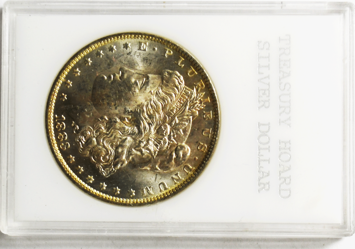 1883 O $1 Morgan Silver One Dollar US Coin Rare Treasury Hoard BU