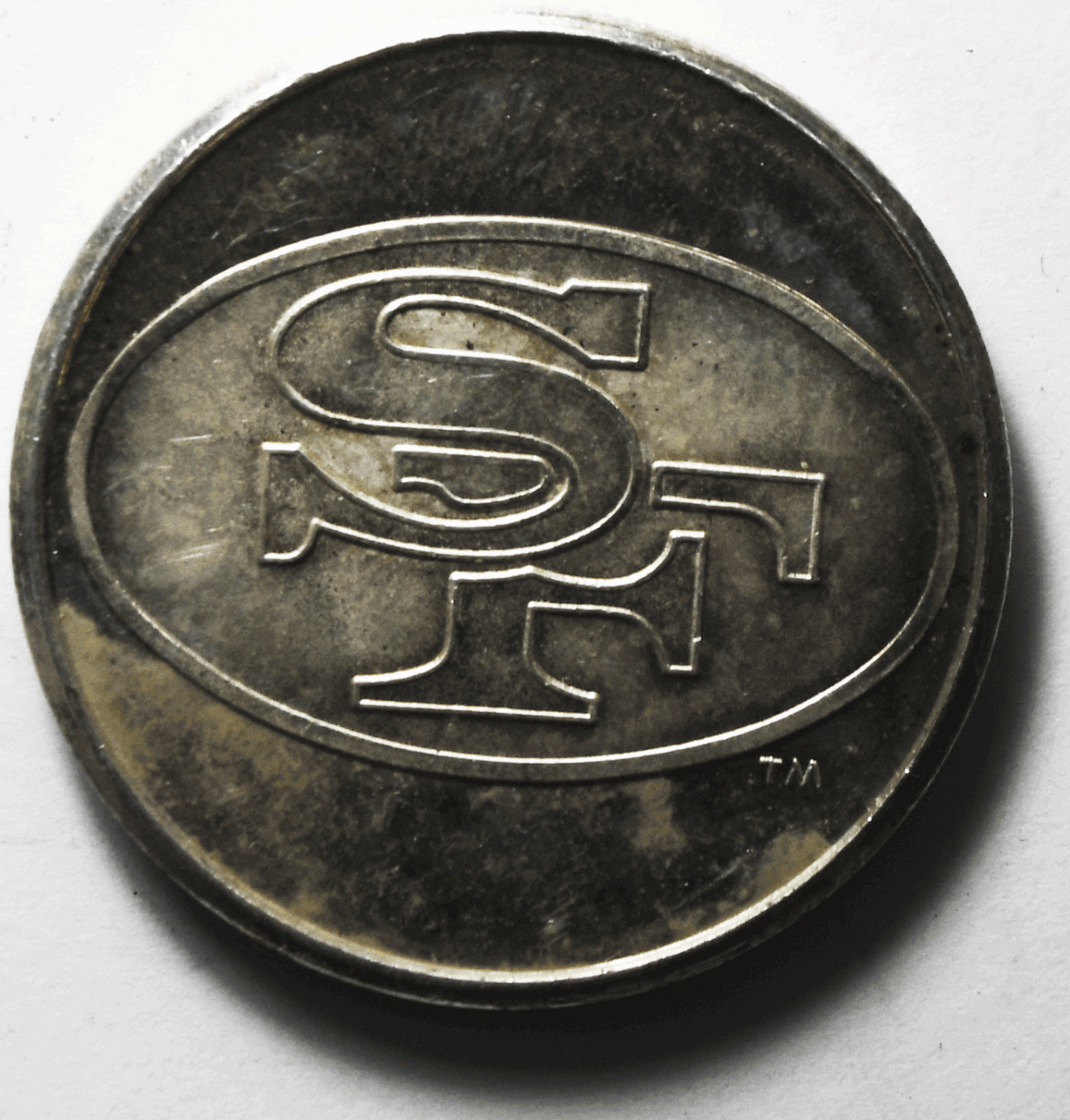 1988 San Francisco 49ers Super Bowl XXIII Champions .999 1 ozt. Silver Round