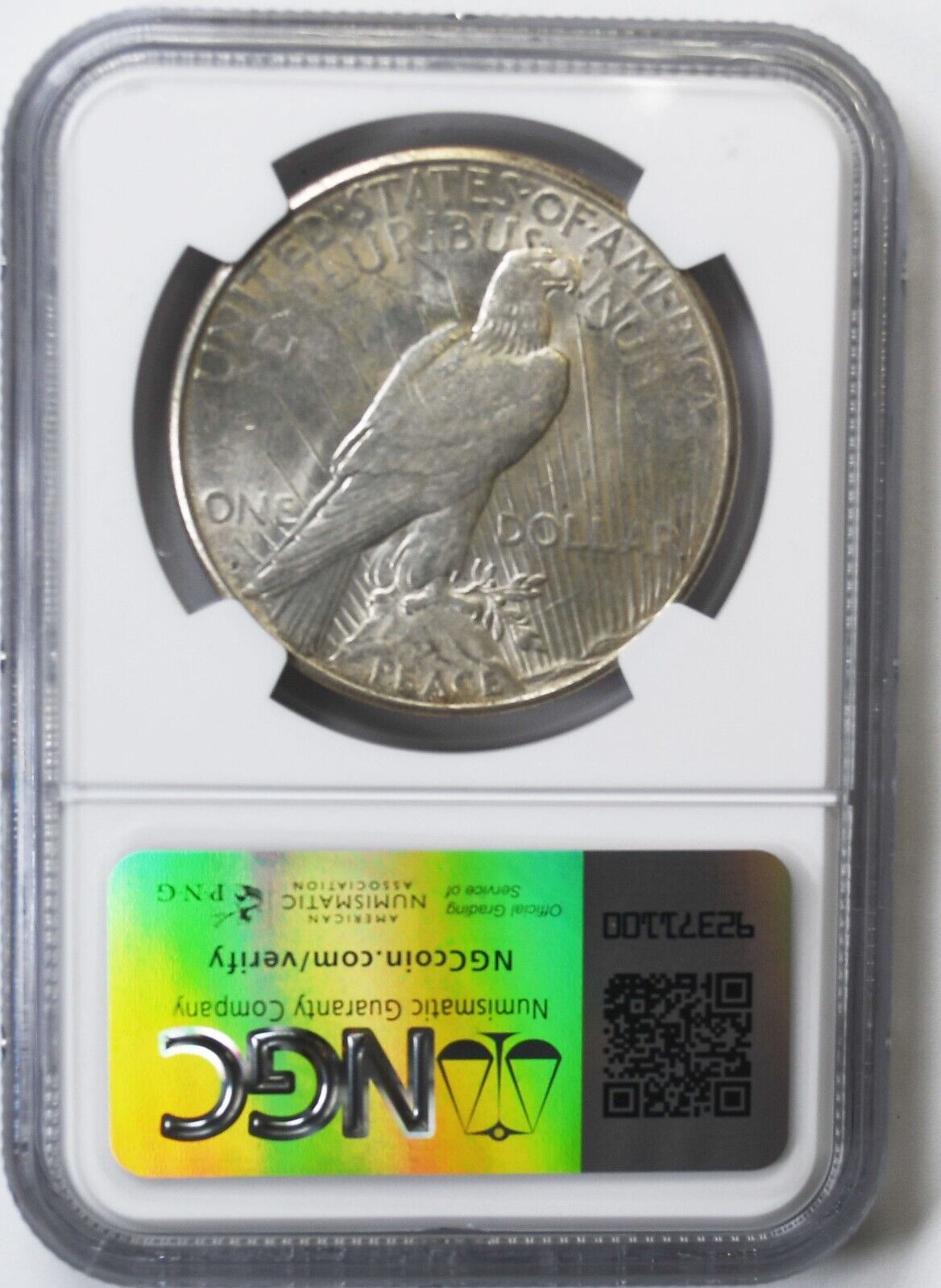 1923 S $1 Peace Silver One Dollar US NGC MS61 San Francisco